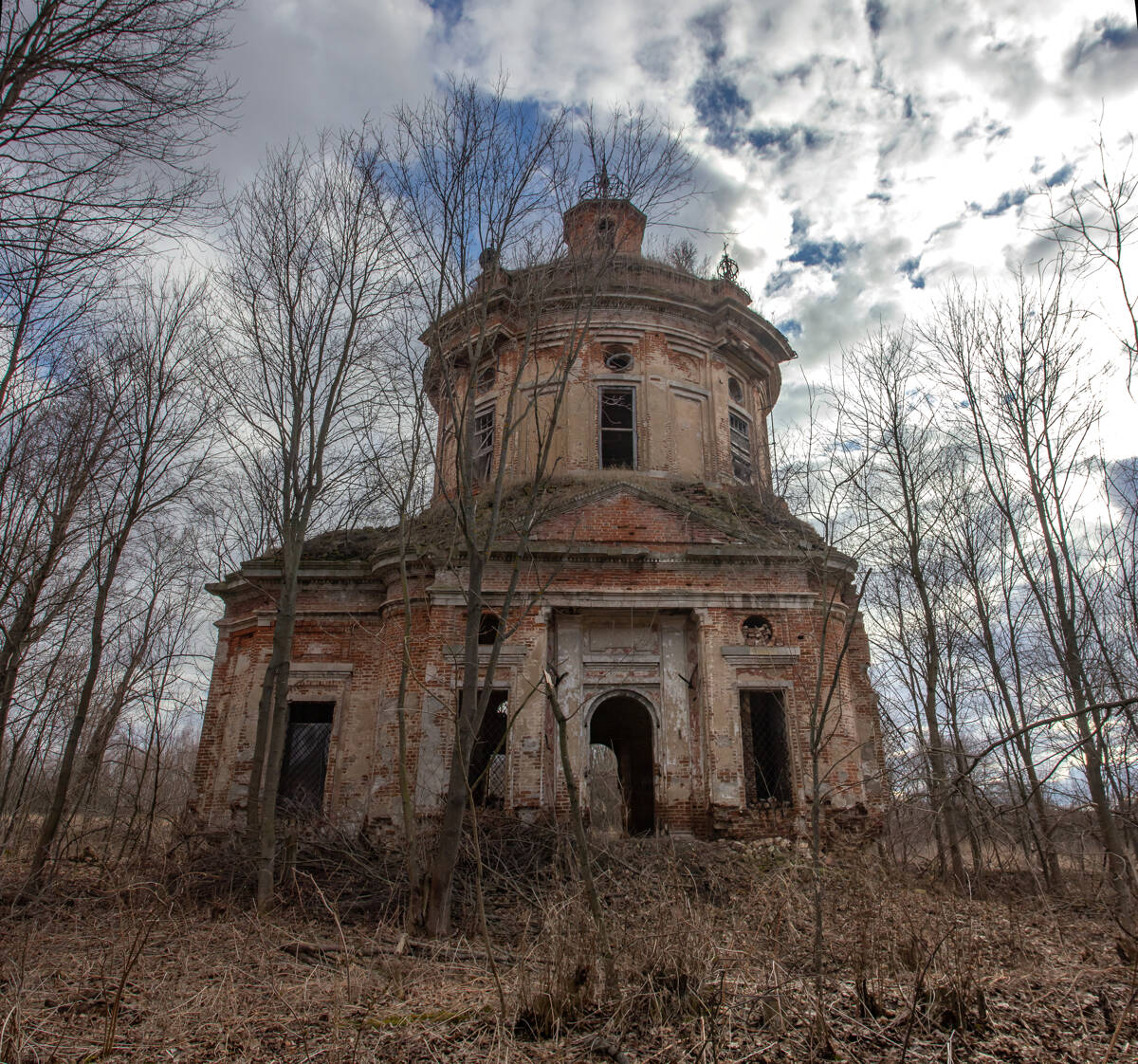 Церковь Михаила Архангела, Горки (Ясногорский район, Тульская область). фасады, Вид с севера