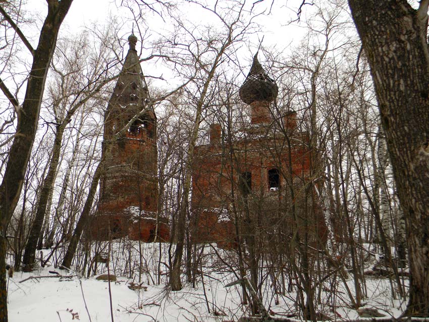 Церковь Сретения Господня, Сретенье, урочище (Комсомольский район, Ивановская область). фасады, Южный фасад храма