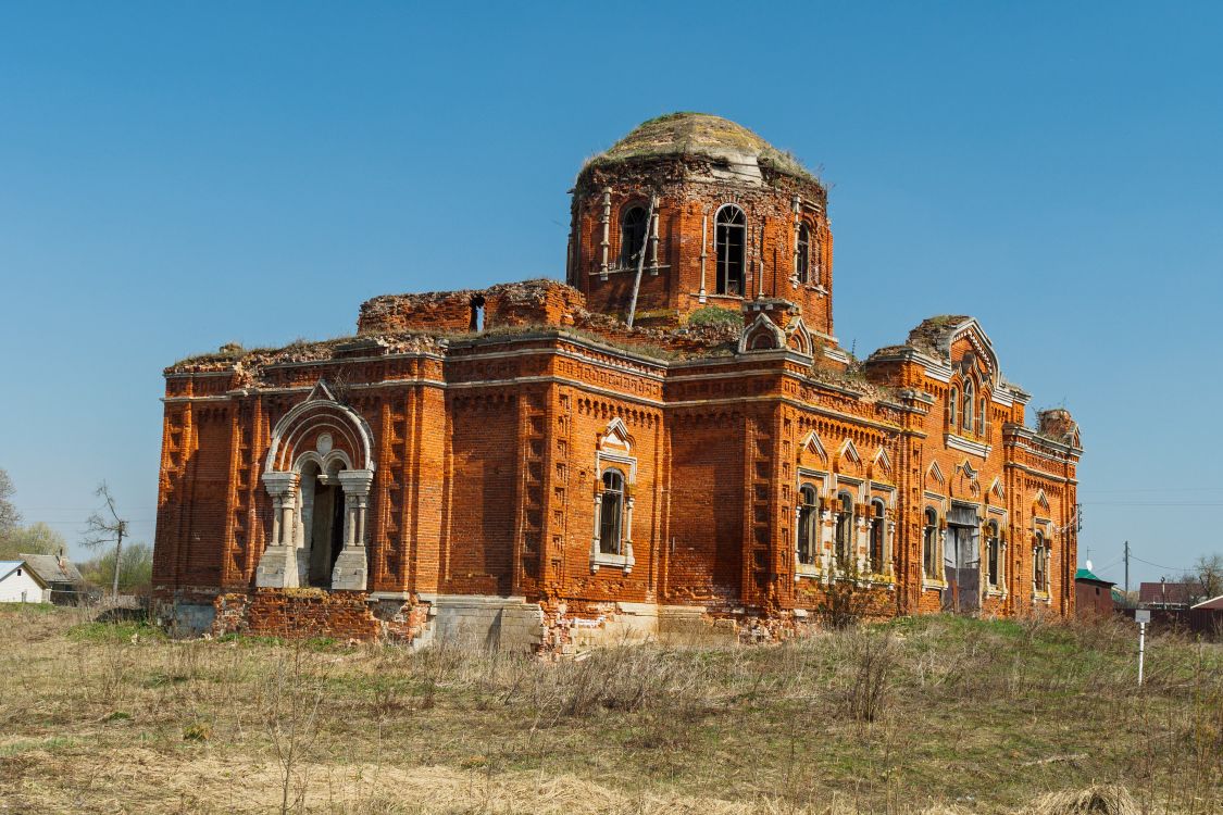 Денисово. Церковь Покрова Пресвятой Богородицы. фасады, Денисово. Церковь Покрова Пресвятой Богородицы