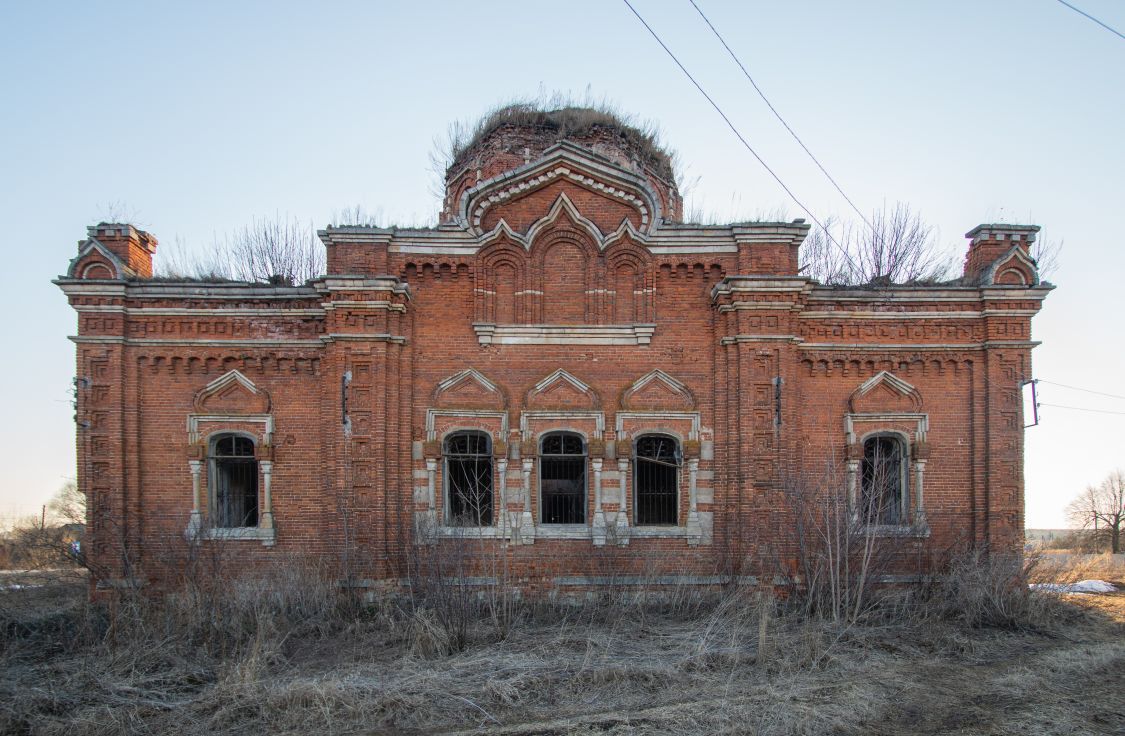 Денисово. Церковь Покрова Пресвятой Богородицы. фасады