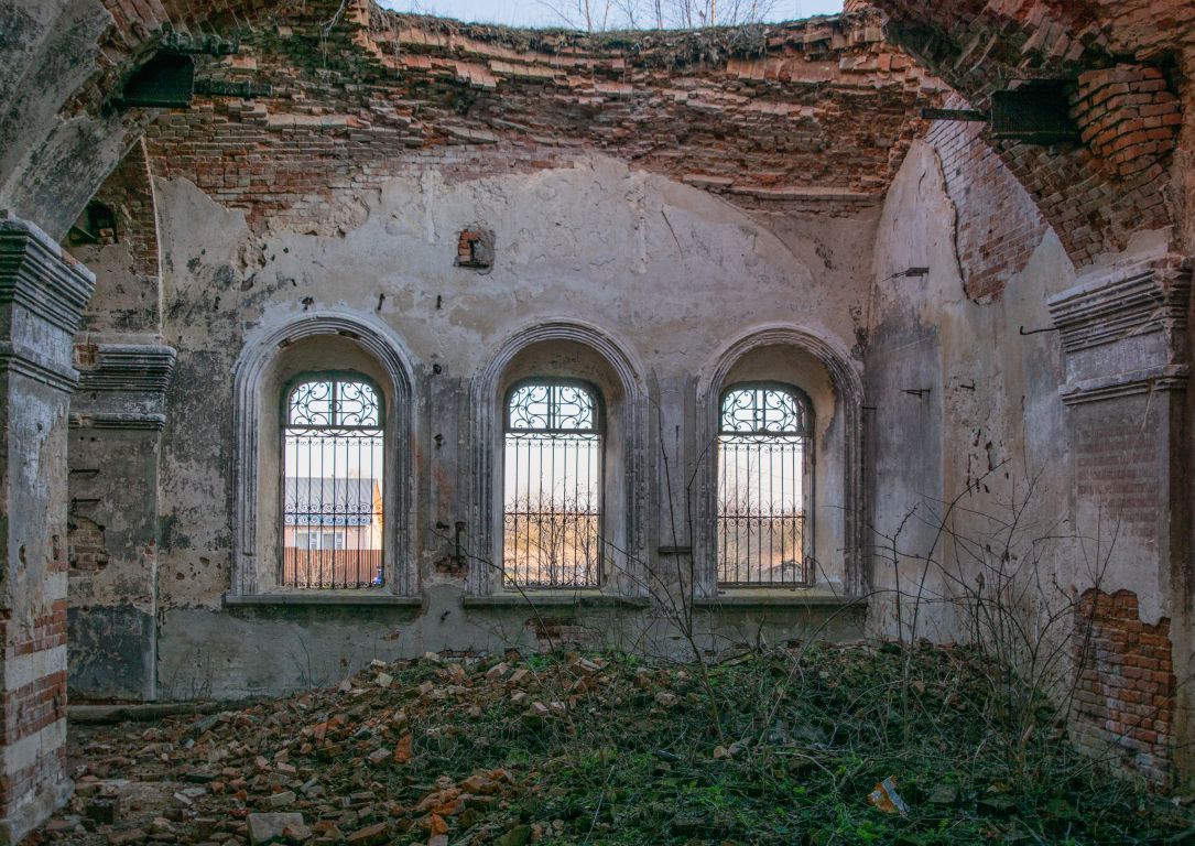 Церковь Покрова Пресвятой Богородицы, Денисово (Ясногорский район, Тульская область). интерьер и убранство