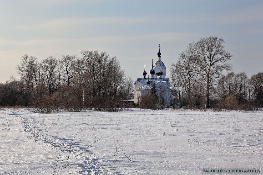Церковь Николая Чудотворца, Курилово (Ярославский район, Ярославская область). общий вид в ландшафте