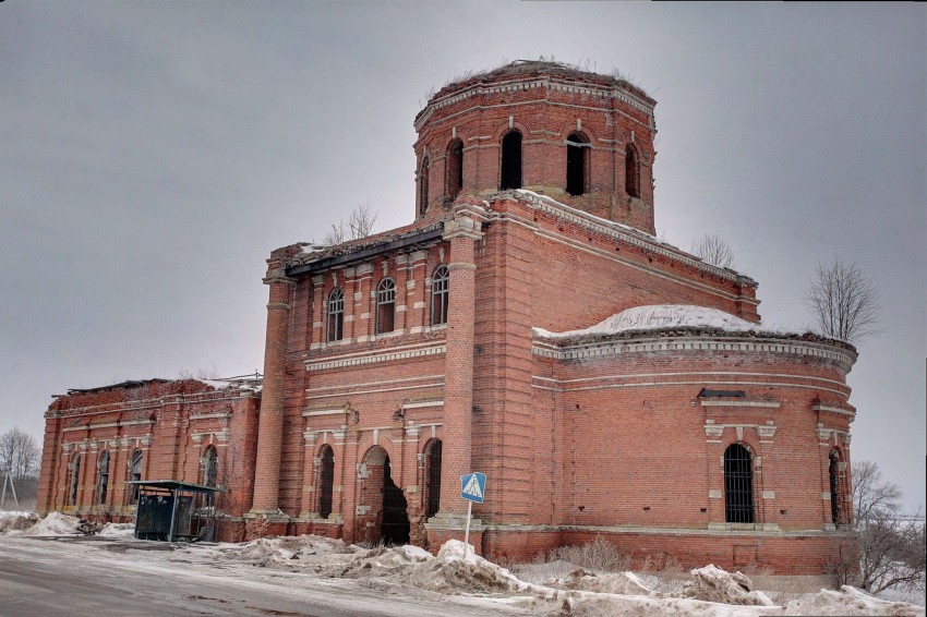 Церковь Рождества Христова, Мокрый Корь (Ясногорский район, Тульская область). фасады