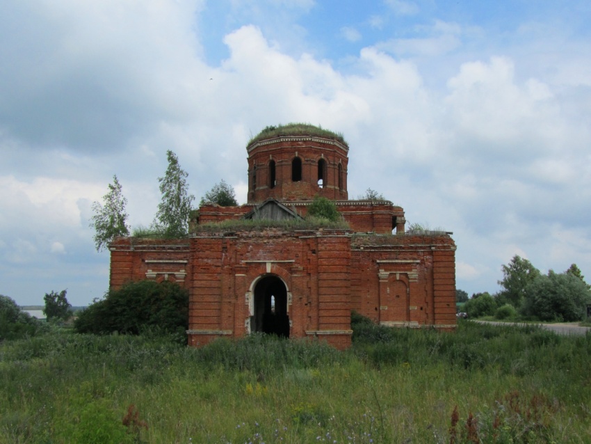 Церковь Рождества Христова, Мокрый Корь (Ясногорский район, Тульская область). фасады, вид с запада