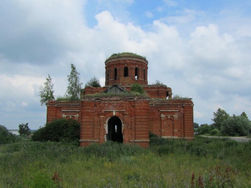 Мокрый Корь. Церковь Рождества Христова. фасады, вид с запада