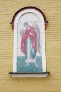 Церковь Николая Чудотворца, наружная икона на апсиде<br>, Кольцово, Пермский район, Пермский край