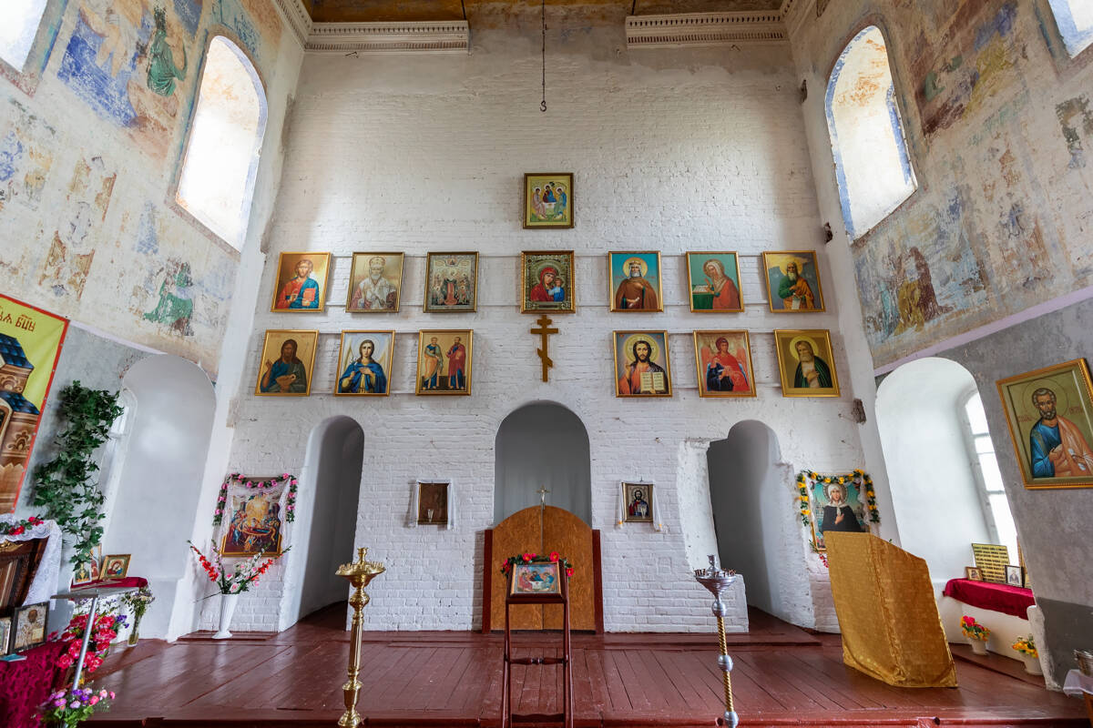 Церковь Успения Пресвятой Богородицы, Бухалово (Даниловский район, Ярославская область). интерьер и убранство