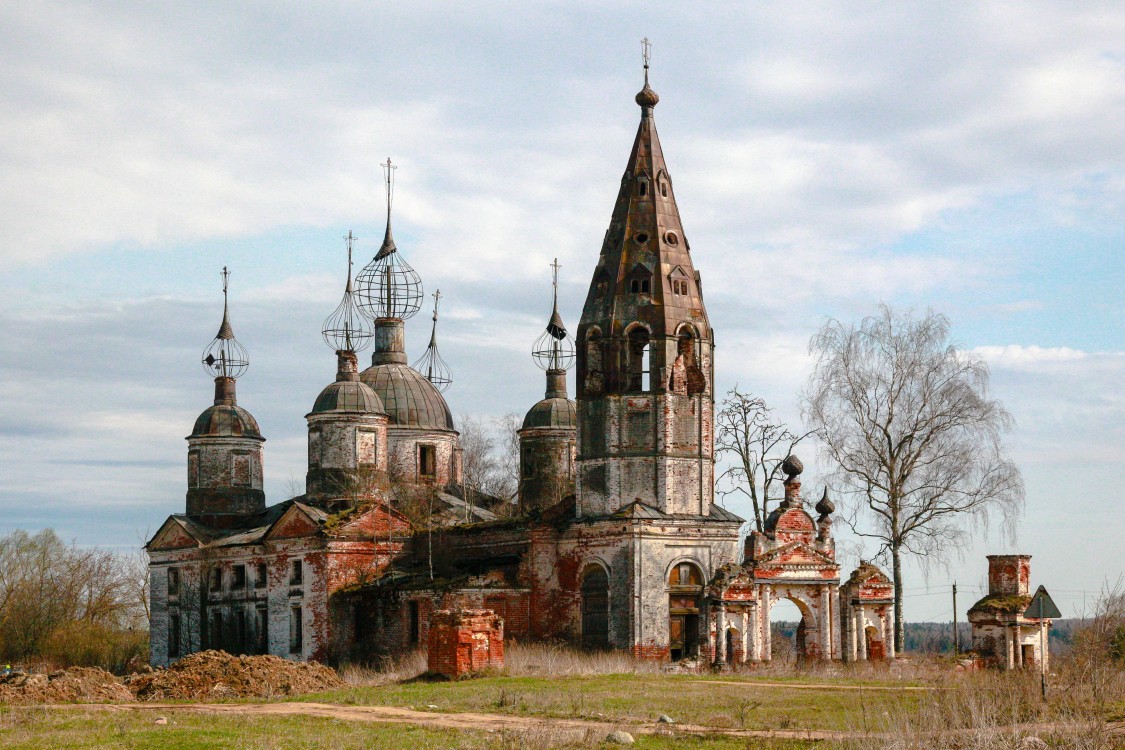 Церковь Воскресения Христова, Остров (Гаврилов-Ямский район, Ярославская область). фасады