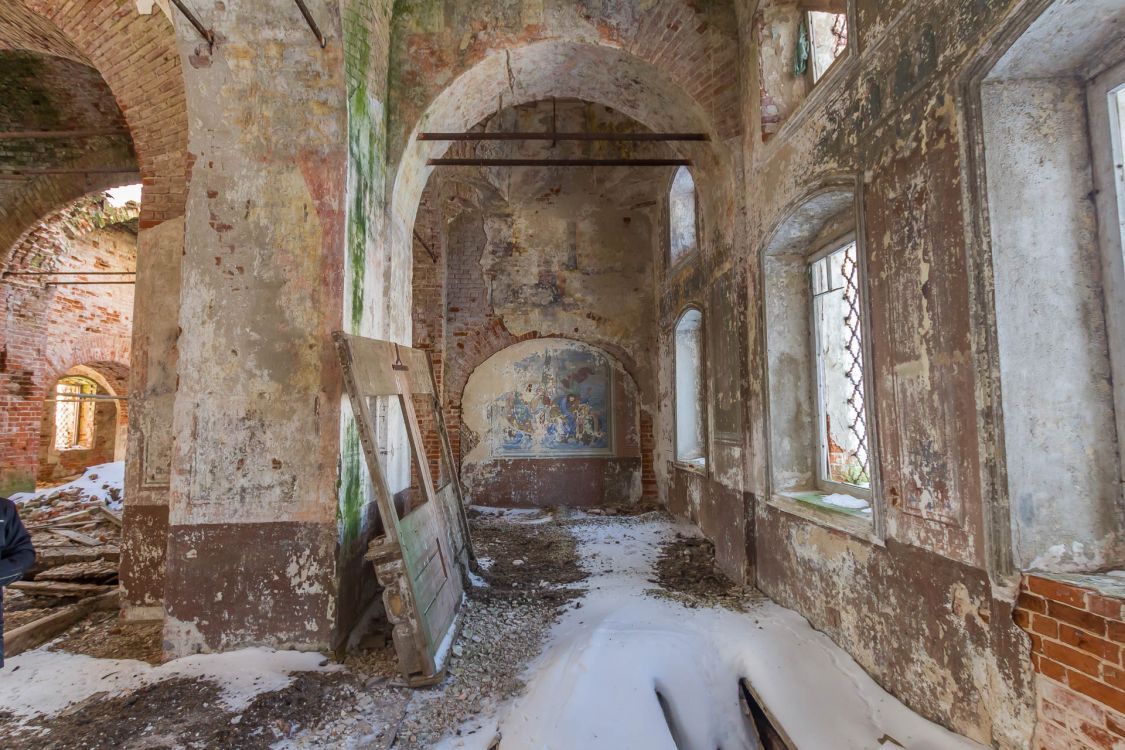 Церковь Воскресения Христова, Остров (Гаврилов-Ямский район, Ярославская область). интерьер и убранство, Северный придел, вид на запад