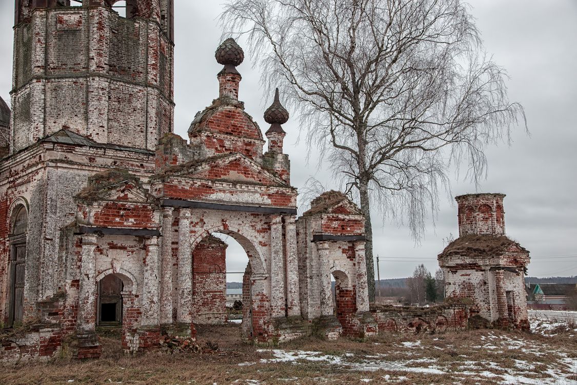 Церковь Воскресения Христова, Остров (Гаврилов-Ямский район, Ярославская область). фасады