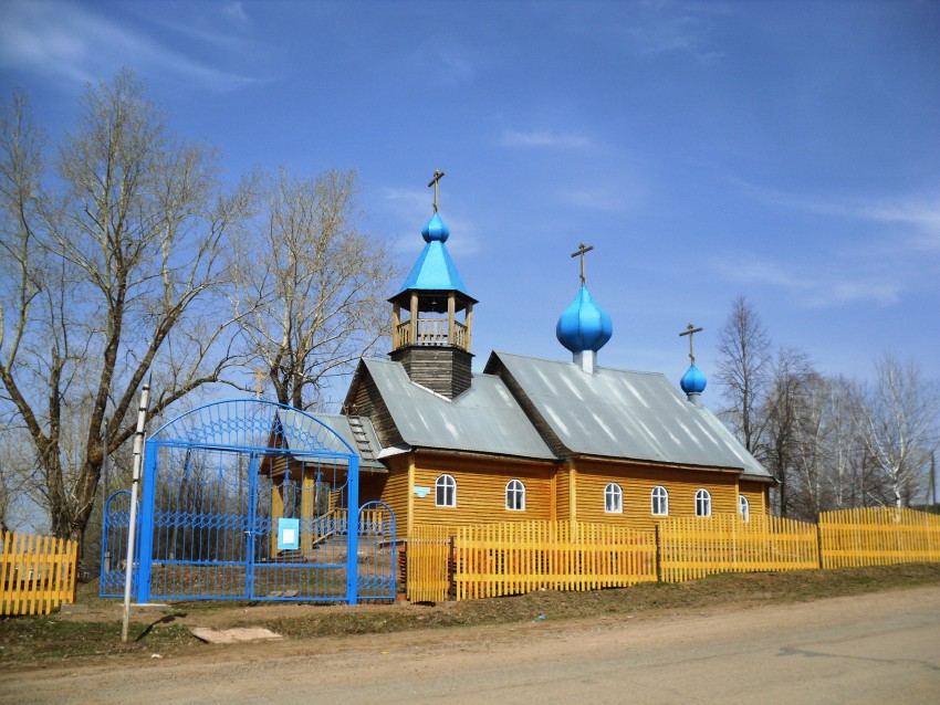 Альняш. Церковь Покрова Пресвятой Богородицы. фасады, вид с юго-западной стороны