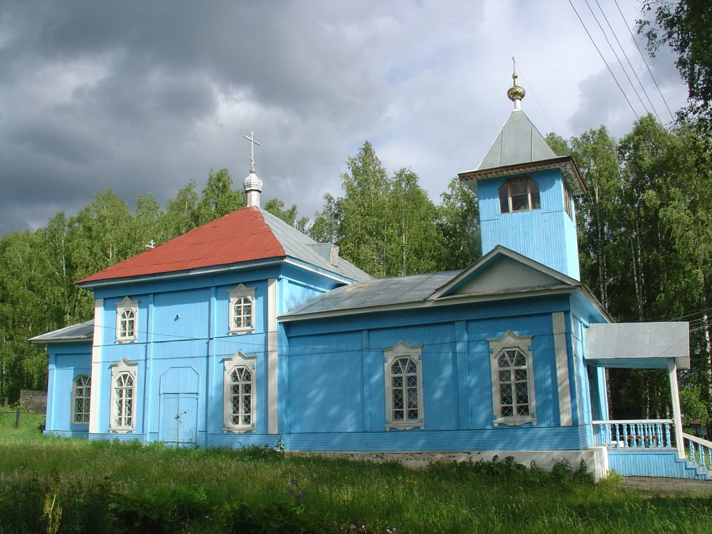 Церковь Александра Невского, Савино (Карагайский район, Пермский край). фасады