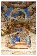 Церковь Илии Пророка, фрагмент росписи храма<br>, Бедарево, Любимский район, Ярославская область