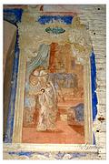 Церковь Илии Пророка, фрагмент росписи стен храма<br>, Бедарево, Любимский район, Ярославская область
