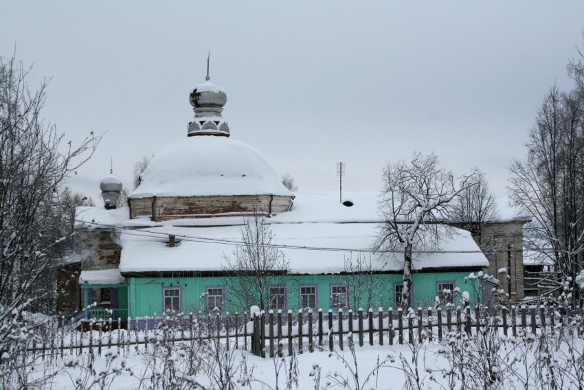 Церковь Василия Великого, Нердва (Карагайский район, Пермский край). общий вид в ландшафте