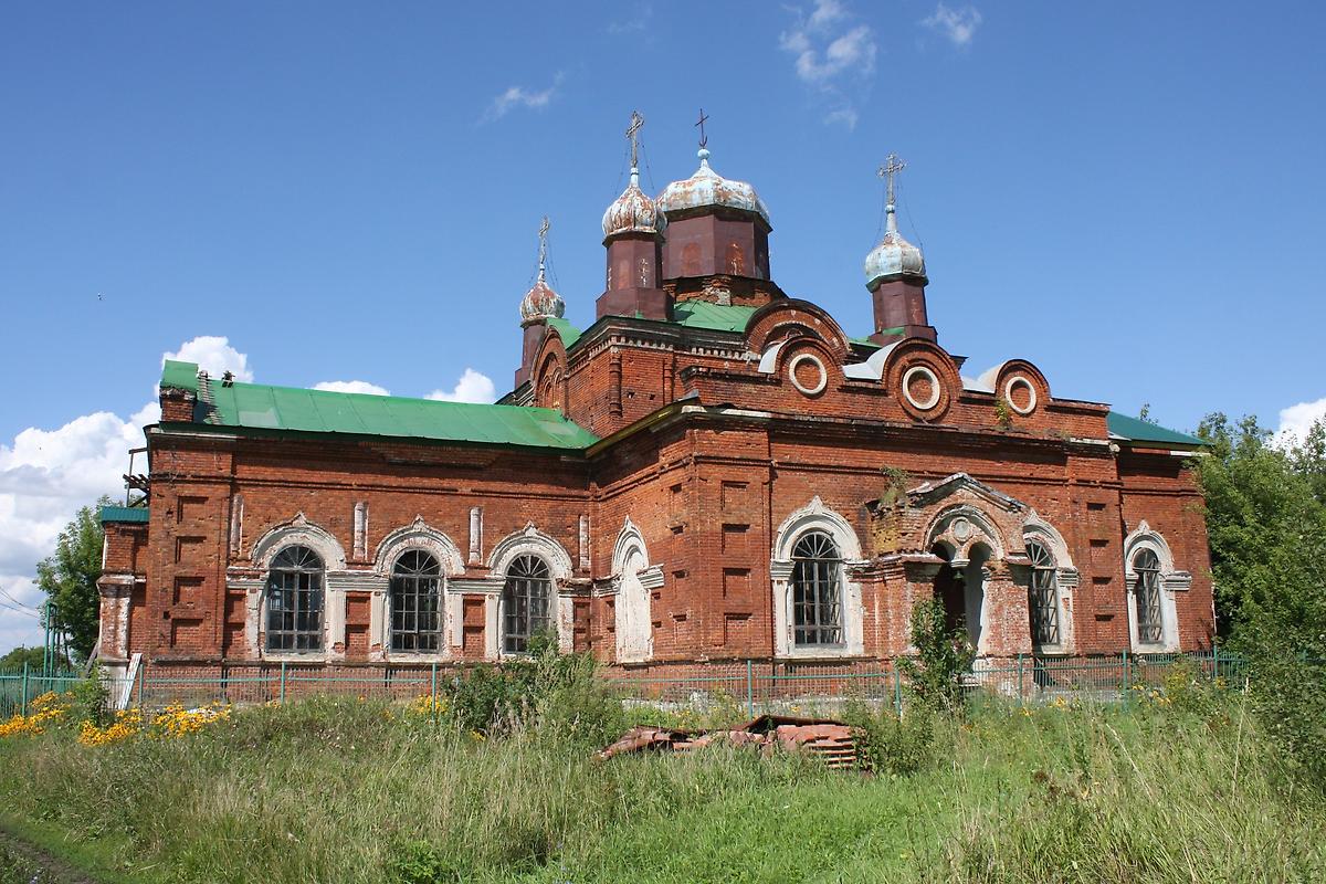 фасады. Церковь Иоанна Богослова, Липки (Захаровский район, Рязанская область)