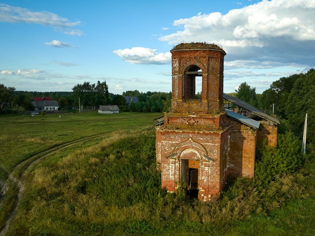 Церковь Димитрия Солунского, Окуньково (Захаровский район, Рязанская область). фасады