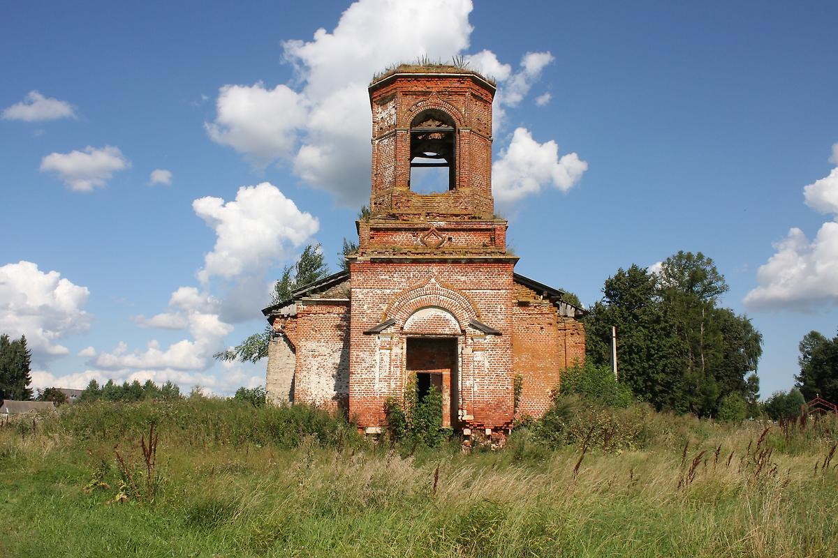 фасады. Церковь Димитрия Солунского, Окуньково (Захаровский район, Рязанская область)