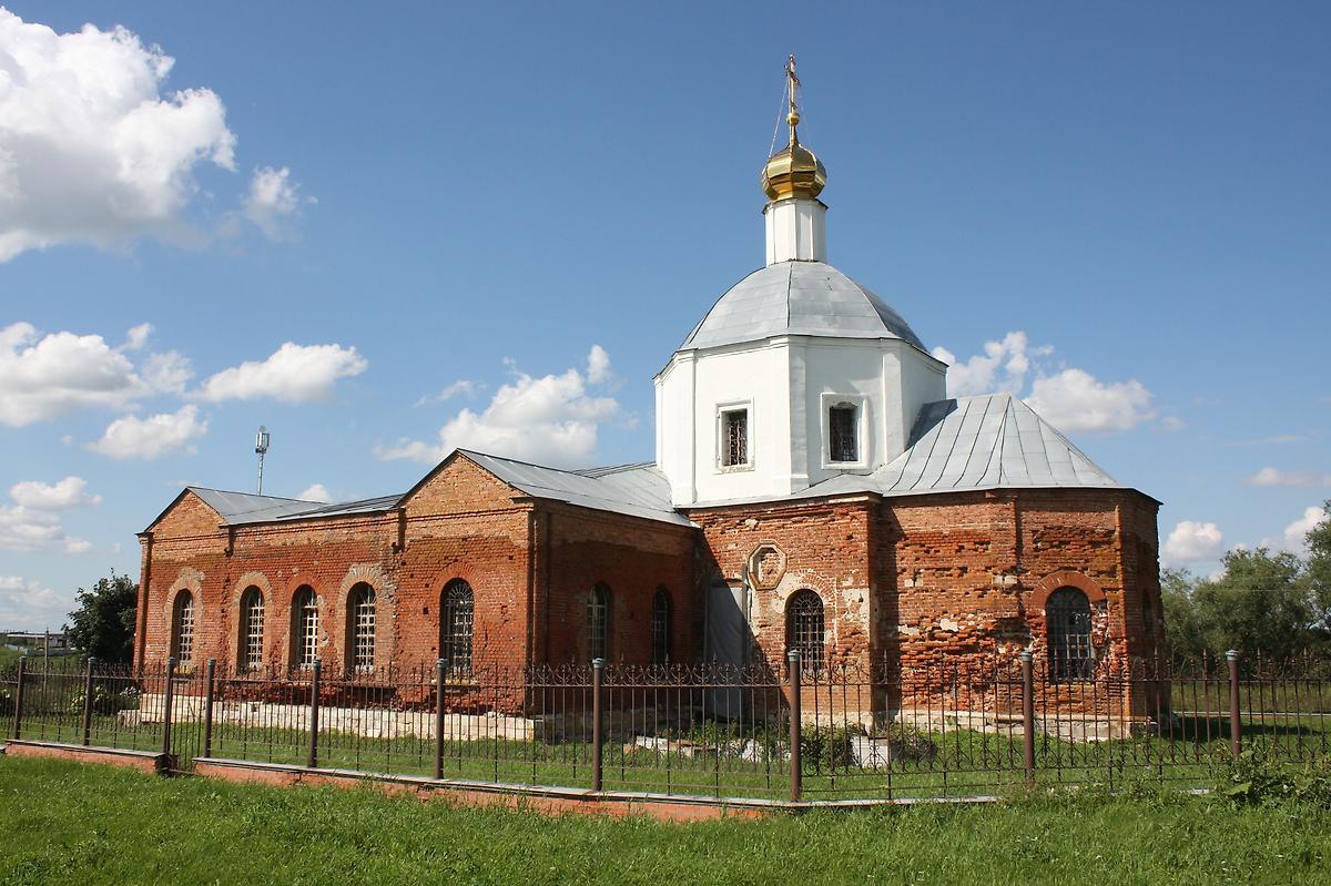 фасады. Церковь Успения Пресвятой Богородицы, Остроухово (Захаровский район, Рязанская область)