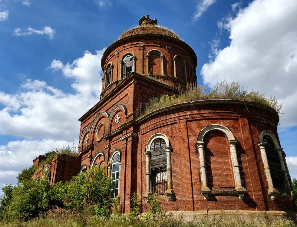 Церковь Троицы Живоначальной, Байдики (Захаровский район, Рязанская область). фасады
