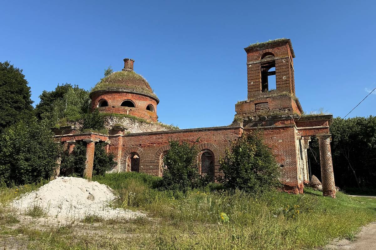 фасады. Церковь Николая Чудотворца, Осово (Захаровский район, Рязанская область)