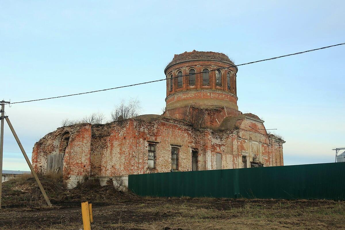 фасады. Церковь Успения Пресвятой Богородицы, Ржаво (Щёкинский район, Тульская область)