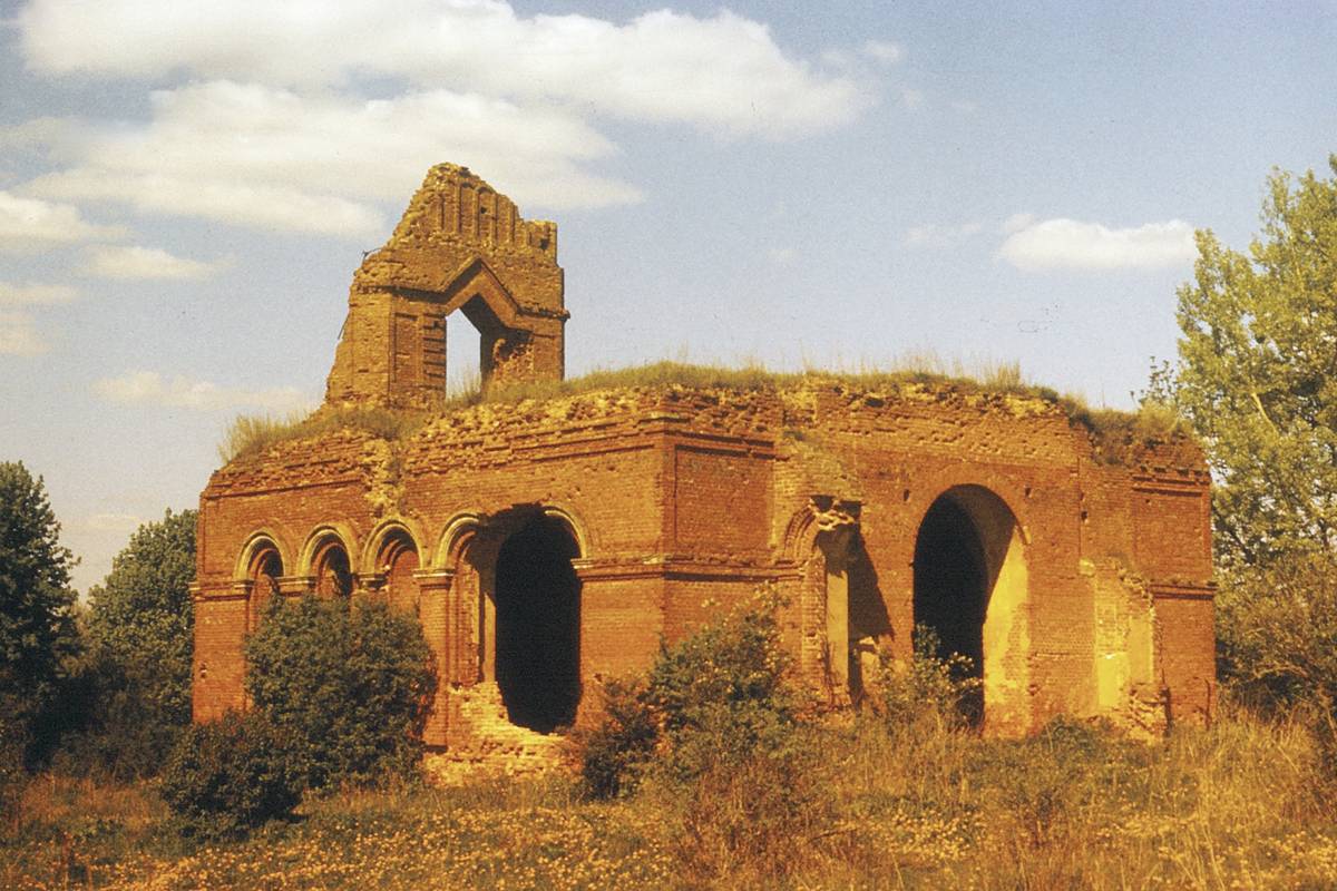 фасады. Церковь Смоленской иконы Божией Матери, Царёво (Щёкинский район, Тульская область)