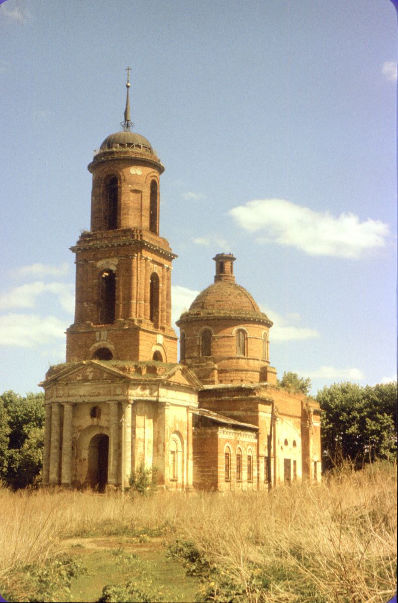 документальные фотографии. Церковь Рождества Пресвятой Богородицы, Пирогово 1-е (Щёкинский район, Тульская область)