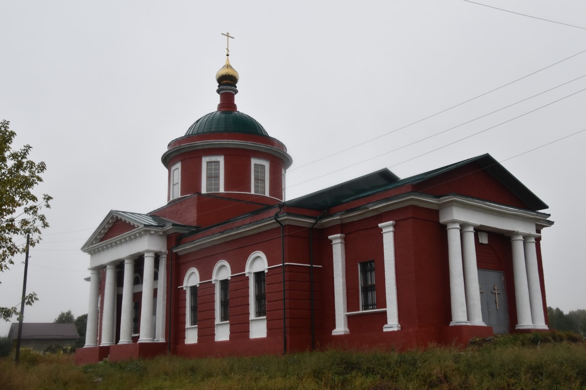 Новоникольское. Церковь Покрова Пресвятой Богородицы. фасады