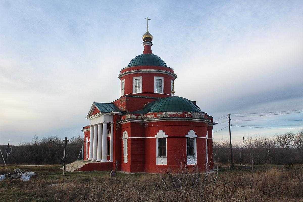фасады. Церковь Покрова Пресвятой Богородицы, Новоникольское (Щёкинский район, Тульская область)