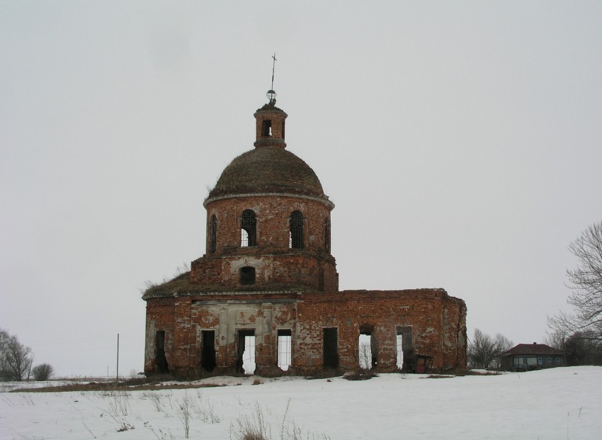 Церковь Казанской иконы Божией Матери, Ромоданово (Старожиловский район, Рязанская область). фасады