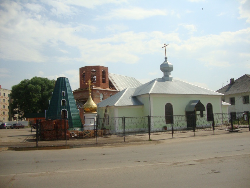Донской. Церковь Димитрия Донского. общий вид в ландшафте