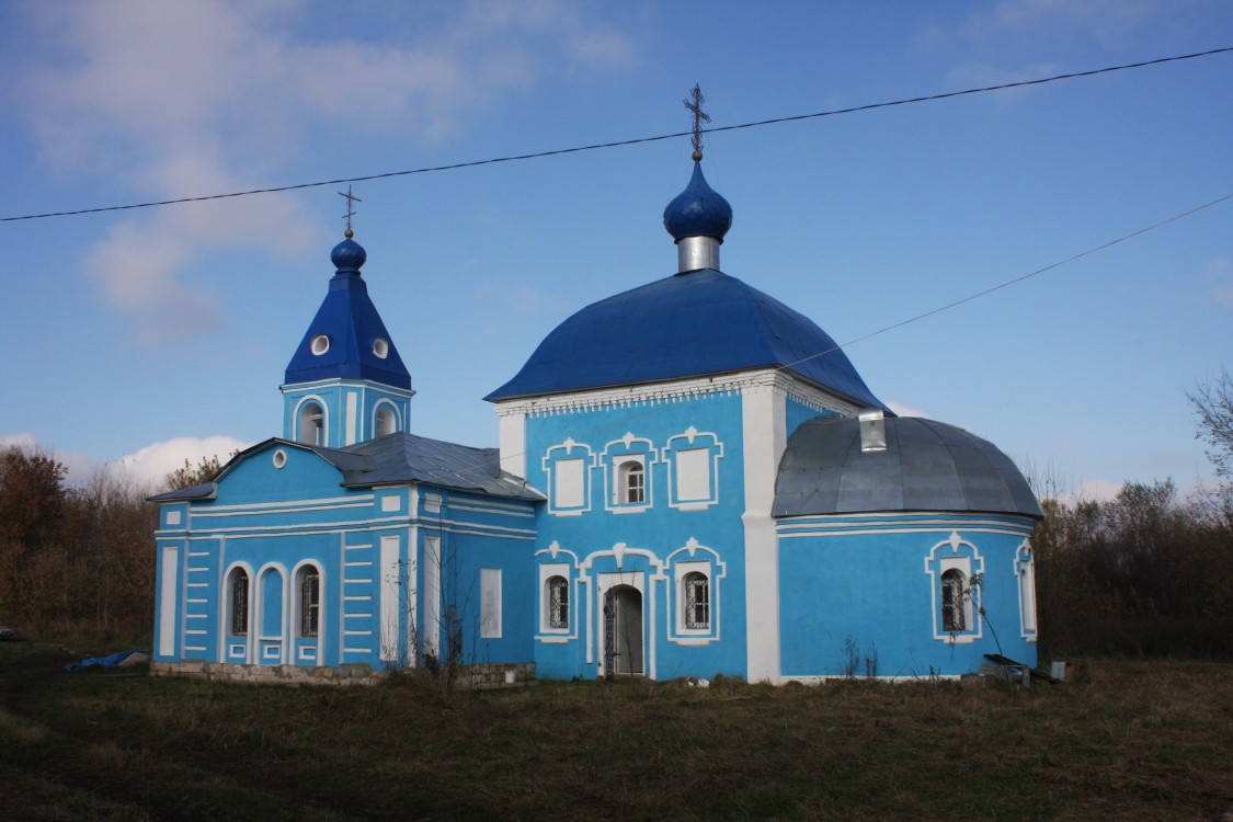 Помозово. Церковь Рождества Пресвятой Богородицы. фасады