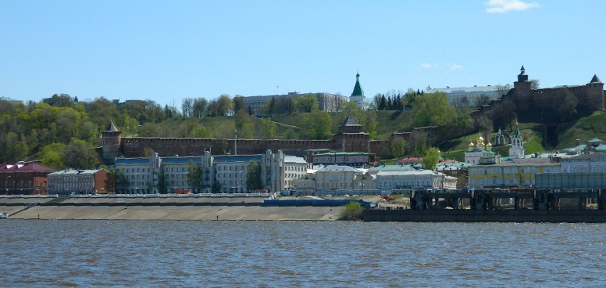 Нижегородский район. Кремль. фасады, Вид на кремль с Волги