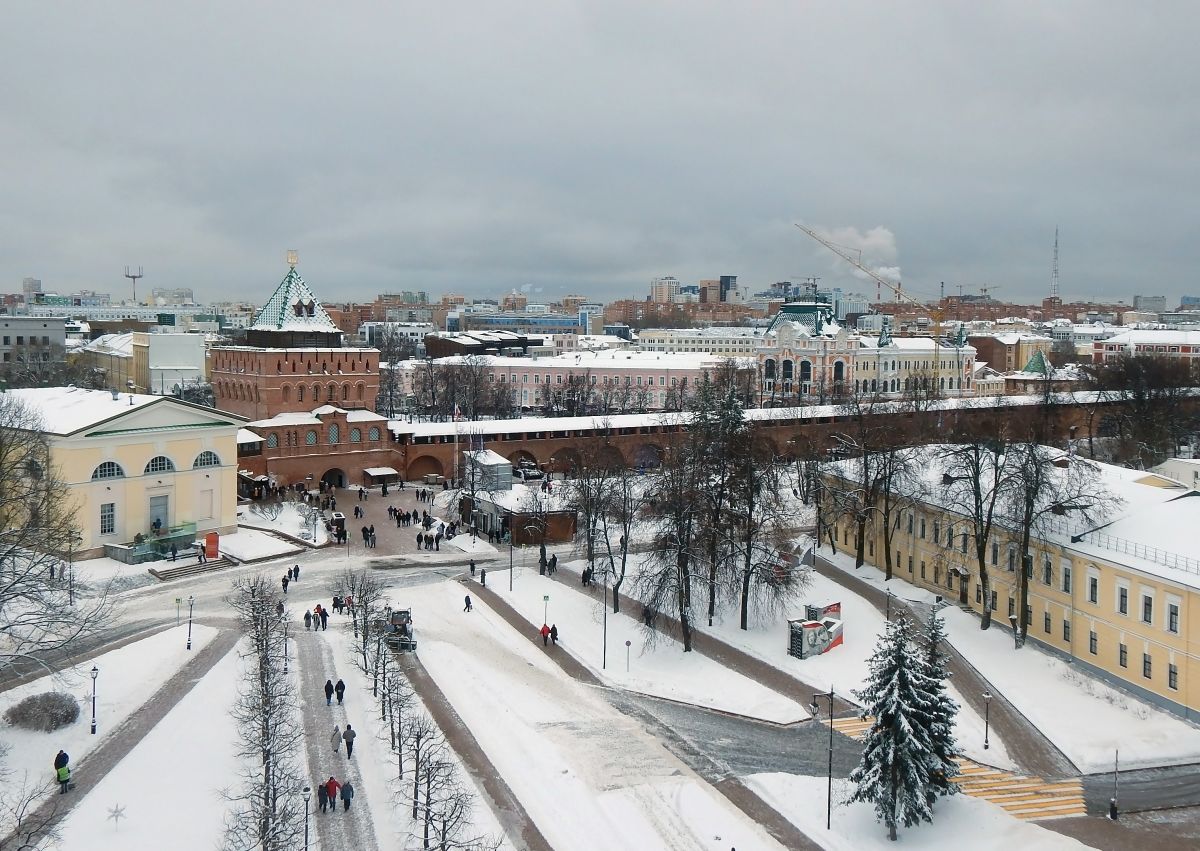Кремль, Нижегородский район (Нижний Новгород, город, Нижегородская область). фасады