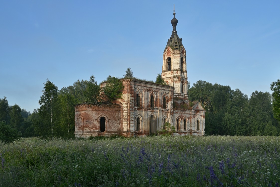 Церковь Казанской иконы Божией Матери, Каркалей (Ардатовский район, Нижегородская область). фасады, Вид с северо-востока
