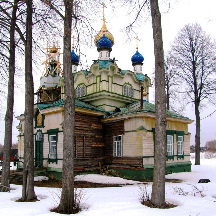 Церковь Николая Чудотворца, Некрасовка (Ермишинский район, Рязанская область). фасады, вид с востока