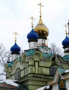 Церковь Николая Чудотворца, пятиглавие, вид с запада<br>, Некрасовка, Ермишинский район, Рязанская область