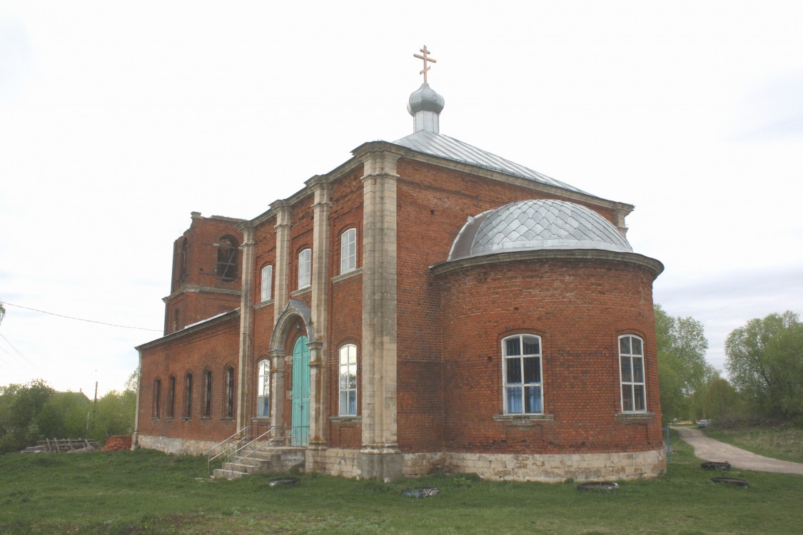 Лобановские Выселки. Церковь Покрова Пресвятой Богородицы. фасады