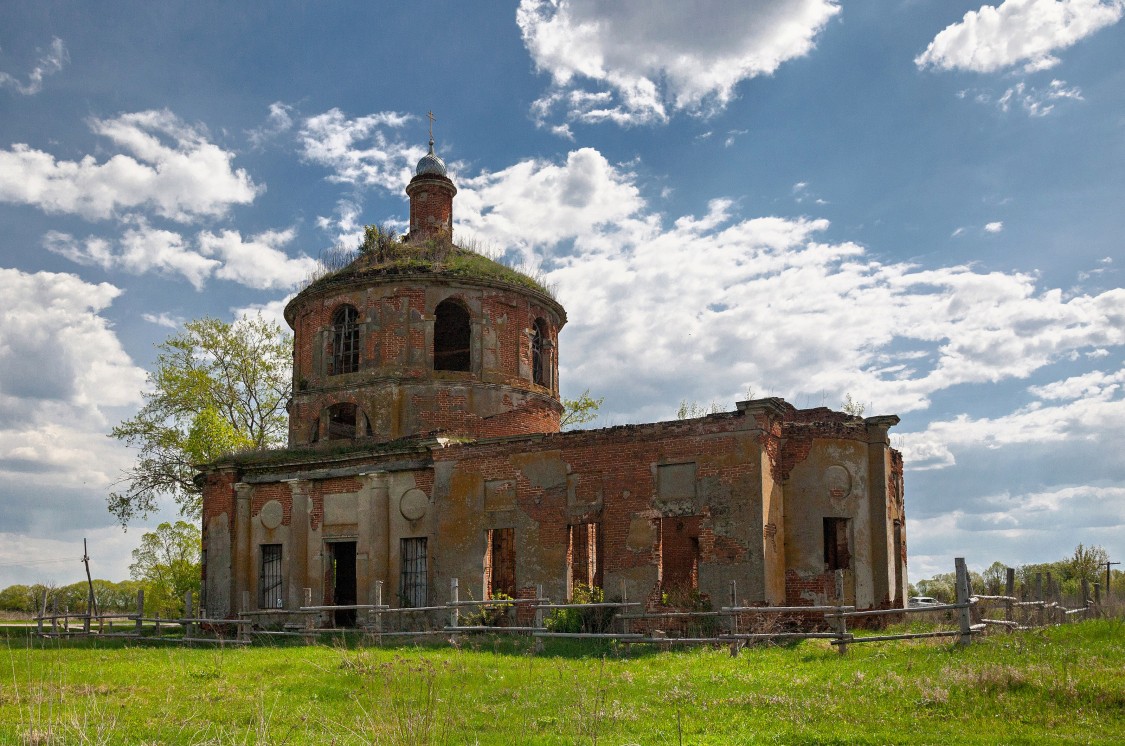 Половнево. Церковь Сергия Радонежского. фасады