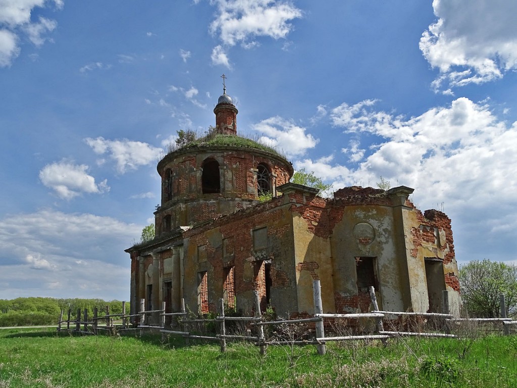 Церковь Сергия Радонежского, Половнево (Михайловский район, Рязанская область). фасады