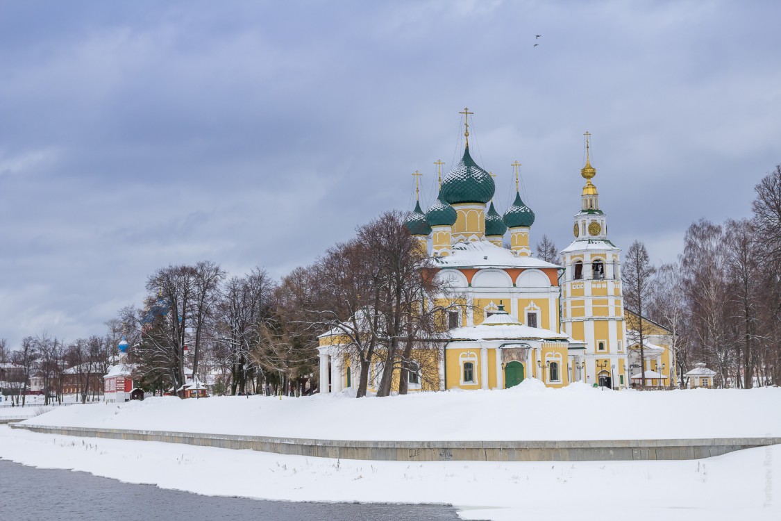 Кремль, Углич (Угличский район, Ярославская область). фасады, Вид со смотровой площадки