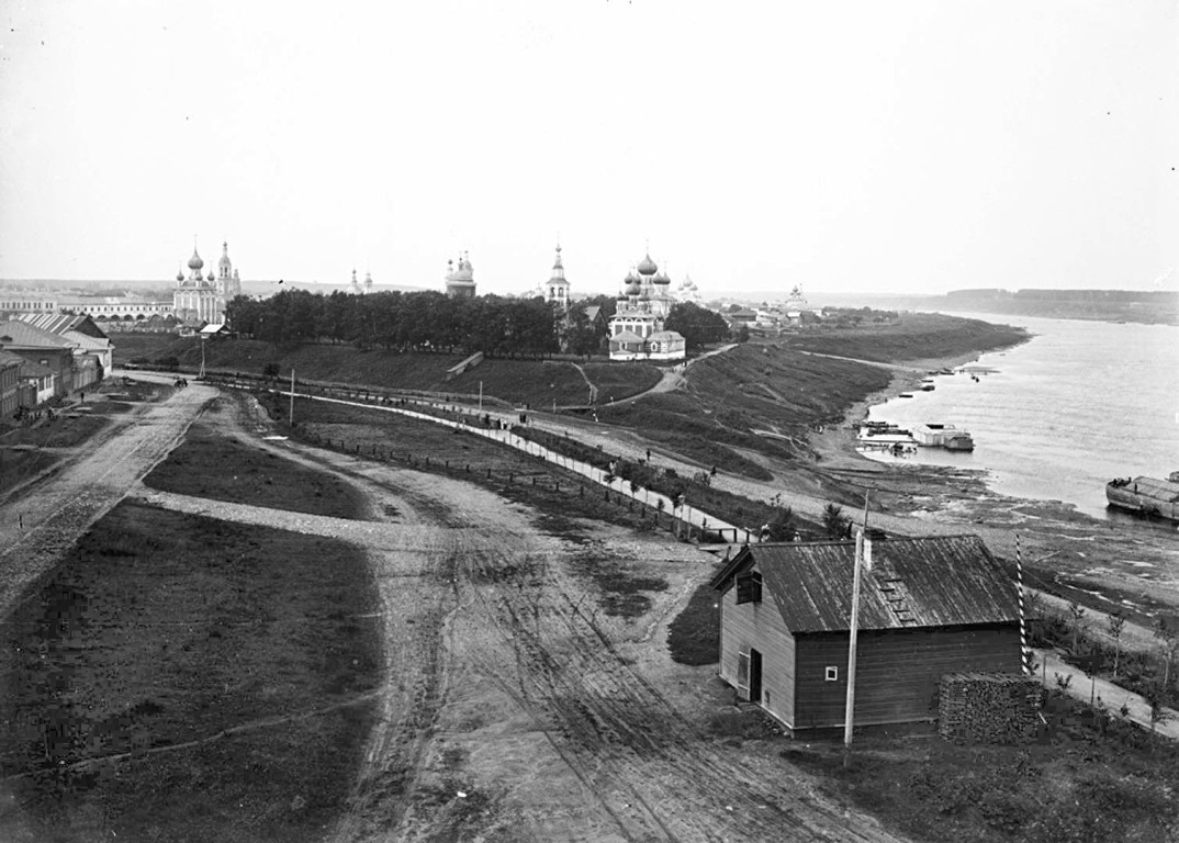 Кремль, Углич (Угличский район, Ярославская область). архивная фотография, Фотография сделанная приблизительно с 01. 07. 1890 по 01.07.1910 гг.