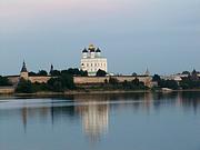 Кром, вид на Кремль на закате<br>, Псков, Псков, город, Псковская область