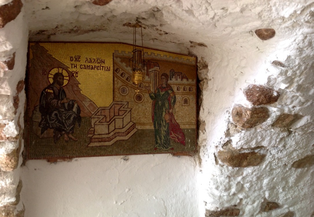Мужской монастырь Божией Матери в Палеокастрице, Керкира. Палеокастрица (Ионические острова (Ιονίων Νήσων), Греция). архитектурные детали