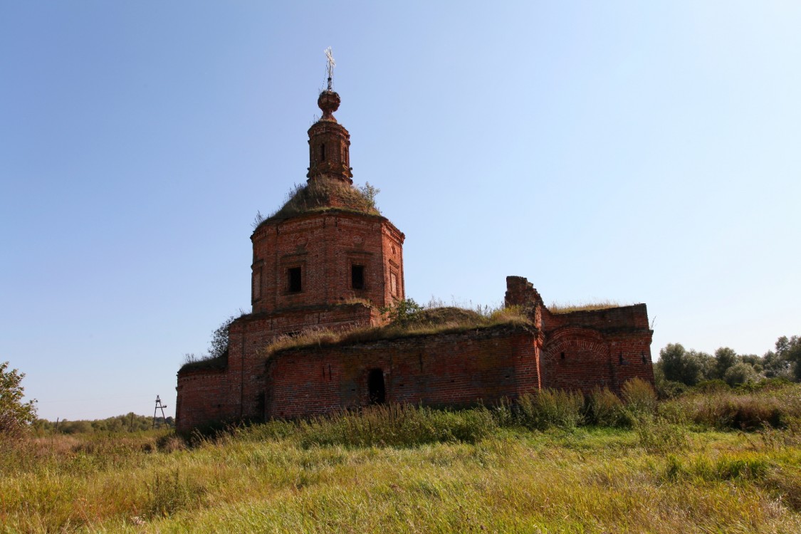 Церковь Спаса Нерукотворного Образа, Серзево (Кораблинский район, Рязанская область). фасады