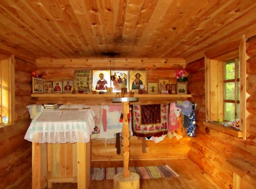Часовня Ксении Петербургской, Морщихинская (Лёкшмозеро) (Каргопольский район, Архангельская область). интерьер и убранство