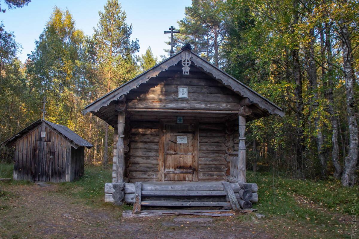 Часовня Ксении Петербургской, Морщихинская (Лёкшмозеро) (Каргопольский район, Архангельская область). фасады, Вид с запада