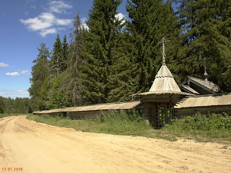 Часовня Иоанна Предтечи, Филипповская (Почозеро) (Плесецкий район, Архангельская область). общий вид в ландшафте