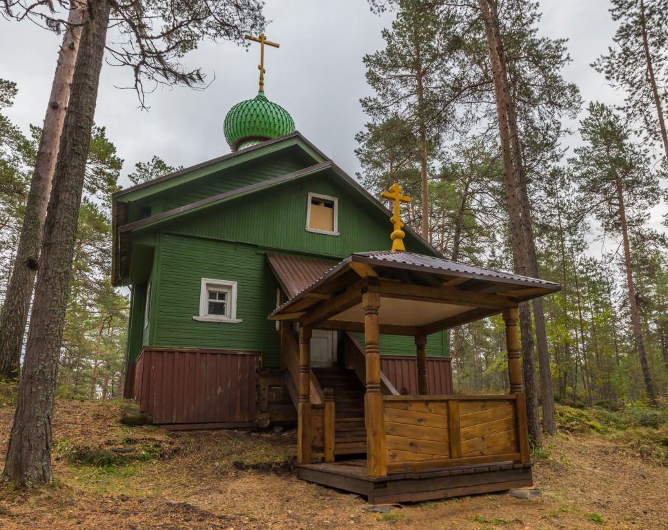 Кий-остров. Кийский Крестный монастырь. Церковь Всех Святых. фасады, Вид с северо-запада